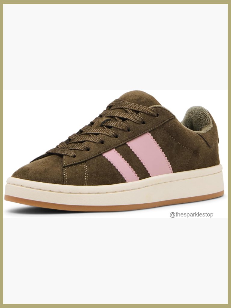 Fabric Lace-Up Platform Sneakers